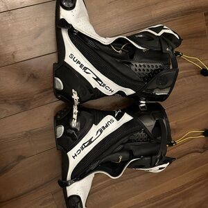 Alpinestars Supertech R Black and White Racing Boots